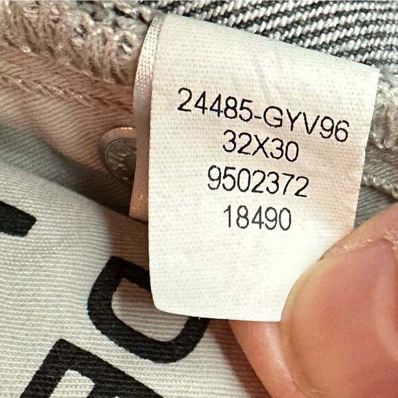 Bonobos Slim Grey Gray Mens Jeans 32 x 30 Casual Organic Cotton Blend Distressed - Picture 15 of 16